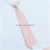 Cravates de cou 6x29cm couleur pure pour enfants enfants enfants bébés écoliers décor cravate fête club accessoires de mode livraison directe DHWSV