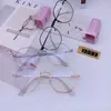 サングラスファッション近視眼鏡女性ポリゴンメタルフルフレームメンブルーライトプレーン光学近視のアイウェア0〜 -600