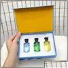 Anti-Perspirant Deodorant New Packaging All Match Per Set Attractive Fragrance Women 10Mlx3Pcs Afternoon Swim Blue Box Suit Cologne Hi Otcfo