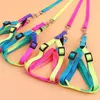 2021 New Small Pet Leashes Accessories New Nylon Pet Cat Dog Kitten Adjustable Colorful Harness Lead Leash Collar Belt253w