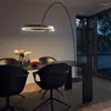 Lampes de sol Lampe de pêche circulaire nordique Art moderne LED Salon Canapé Décoration de la maison