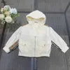 Classics Kids Coat Mesh Mesh doublure des vestes bébé taille 100-160 Summer Sun Protection Vêtements Épissage Design garçons filles d'extérieur 24MA