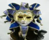 Confezione singola Maschera di carnevale brasiliano nello stile musicale del carnevale di Venezia Disegna a mano maschera in maschera di grano tridimensionale FD052767308