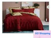 Quaitly Bedding sets Brand Designer Bedding Set Printed Bed Sheet Comforter Comfortable cases 4-piece sets