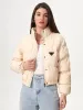 Chaqueta Mujer Parka de diseño para mujer Chaqueta Puffa Chaqueta ajustada de manga larga para mujer Chaqueta de plumas Gabardina Parka corta Chaqueta de invierno