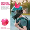 Motorcycle Helmets Decoration Suction Cup Crown Ornament Horns Girls Accessories