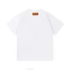 Spring trend street fashion mens round neck letter printed t-shirt loose casual vacation Cotton short-sleeved beach shirt designers men women