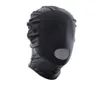 W1023 Seksowna maska ​​imprezowa spandex z lateksem czapki kaptura Maska Maska Otwórz Halloween Mask Forzy Toys dla par1413363