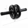 Fitness Gym Egzersiz için Slip Olmayan Ab Roller Karın Tekerlek Silindiri Eğitim 15 cm 240226