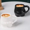 Mugs Fat Belly Coffee Mug 320ml Funny Adorable Pinchable Creative Art Milk Cup Modern Living Room Home Decoration