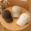 Bollkåpor stort baseballmössa för man fast färg klassisk mjuk bomullskvinna fyra säsonger unisex snapback hattar sunhat