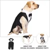 Vêtements pour chiens smoking animaux de vêtements de vêtements vêtements de vêtements de mariage