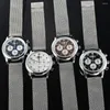 Relojes de pulsera Zeppelin Business Men's Watch Marca Relojes de moda Hombre Lujo de alta calidad Correa de malla de acero Top Ventas Relogio Masculino