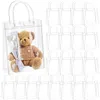 20pcs transparent gift bags holiday packaging birthday anniversaries Valentines weddings 240228