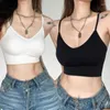 Camisoles & Tanks Seamless Ice Silk Tank Top Spring Summer Breathable Running Camisole For Women Fitness Crop Tops Thin Sexy Underwear