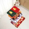 Tappeti Tema Buon Natale Zerbino Cucina Tappetino magico Natale Camera da letto Ingresso Soggiorno Tappeto Bagno Tappeto antiscivolo