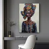 African Queen Black Woman Posters And Prints Modern Canvas Art Wall Painting For Living Room Home Decoration Unframed239J