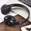 Mobiltelefonörlurar Bluetooth 5.0 Trådlös hörlurar Fällbar basörlurkidglashjälmgåva med USB -adapter för TV GameH240312