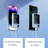 بنك الطاقة المغناطيسي 5000MAH PD 22.5W شحن سريع الشحن من أجل Samsung Xiaomi Huawei iPhone 15 14 13 12 11 15W الشاحن اللاسلكي الشاحن