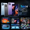 휴대 전화 2024 새로운 태블릿 패드 탭 14 8.0 인치 안드로이드 태블릿 16G+1TB 8800MAH PC 108MP 글로벌 5G 듀얼 SIM 카드 Q240312