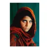 Steve McCurry Afgan Kız 1984 Resim Poster Baskı Ev ​​Dekoru Çerçeveli veya Çevresiz Popaper Malzemesi255J