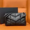 Borsa firmata Loulou Puffer trapuntata Y Borse a tracolla in pelle designer donna giocattolo nero Catena in pelle di agnello Borsa a tracolla Mini borsa di lusso