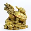 Chinesische FengShui reine Bronze Reichtum Geld böse Drachenschildkröte Schildkröte Statue212S