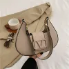 Дизайнерская сумка, сумочка, женская сумка для кроссди, сумка для подмышки, V-образная ретро с твердым цветом роскошь