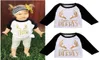 Nya Xmas Kids Toddler Jag älskar dig Deerly Letters Printed Girls Baby Fashion Clothes Long Sleeve Tops White Tshirt Casual Girl Sweet5904513