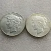私たちの頭から1927年平和ドル2顔のコピーコイン-265H