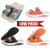 2024 Gai Slipper Slides Fashion Macaron Sandals Ladies Summer Beach Flop Slippers Slippers Sandal Size 35-42