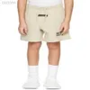 Kläder set barn set sommar kort ärm t-shirt shorts ren bomullsbarnskläder barn sport kostym ld240311