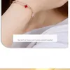 Official genuine Lucky Double layered Clover Bracelet with 999 sterling silver color fastness, designed specifically for friends' birthday gifts