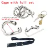 Stainless Steel Male Chastity Device Adult Chastity Cage With Curve Cock Ring Bondage Penis Chastity Belt Sex Toys for Men