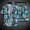 Abbigliamento dell'isola di Hainan Camicia da spiaggia Abito da uomo Sanya Tourism Hawaii Pantaloni stampati a fiori di grandi dimensioni