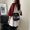 Torba mężczyzn Kobiety moda Messenger Sling Regulowany pasek na ramię nylon sportowy crossbody z przezroczystą kieszenią odznaki