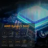 Nowy AMD Ryzen 5 5600 z Box R5 5600 3,5 GHz 6 Rdzeń 12 Gwint CPU 7NM L3 = 32M 100-000000927 Gniazdo AM4