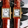 Gold High Tank Quartz for Wristwatch Panthere Watches Watch Designer Woman Womens Movement Fashion Diamond Quality N7sj# C Uqxnu