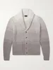 Camisola masculina designer casacos outono e primavera malhas brioni xale-gola de lã com nervuras cardigan feminino