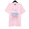 Designer Hommes Femmes Araignée T-shirt Graffiti Mal Amusant Couleur Impression Croquis Peinture à l'huile T-shirt en coton de haute qualité Mode décontractée T-shirt court en vrac