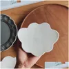 Piatti piatti a forma di nuvola piatto in ceramica creativa el ristorante per la casa stoviglie dar tè torta tè dessert goccia goccia del otcoy