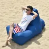 Tapis gonflable canapé grand paresseux Air canapé chaise Camp piscine Festival été plage touristique pliable Air pouf pochette canapé sac chaise longue