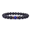 Perles en pierre naturelle de 8Mm, brins faits à la main, bracelets à breloques pour femmes et hommes, bijoux de Yoga élastiques de fête, livraison directe Dh3Ns