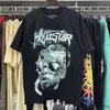 Meichao Marke Hohe Version Hell Star Future People Bedrucktes Doppelgarn aus reiner Baumwolle Lässiges Kurzarm-T-Shirt für Männer und Frauen