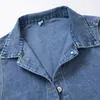 Damenwesten Frauen Denim Weste 2024 Frühling Herbst Schwarz Blau Weste Mittellange Lose Ärmellose Casual Jeans Jacke Weibliche Tops