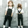 Spring Autumn Children Overall Kids Girls Boys Denim Jeans Fashion Pocket Jumpsuit Bib Pants Baby Sammantaget 240307