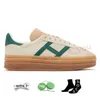 Pays de Galles Bonner Leopard Chaussures de créateurs décontractées Crème audacieuse Collegiate Green Wold Rose Argent Noir Blanc Sportif et riche Mocassins Baskets à plateforme Femmes Baskets pour hommes