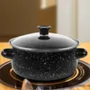 Ustensiles de cuisine en céramique, Mini casserole en émail avec poignée, casseroles antiadhésives pour nouilles instantanées, petite 240308