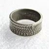 Myntring Handcraft Rings Vintage Handmade från Kennedy Half Dollar Silver Plated USA Size 8-16#217b