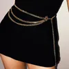 Belts Retro Gold For Women Waistbands All-Match Multilayer Long Tassel Party Jewelry Dress Waist Chain Coin Pendant